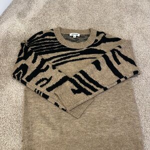 Vigoss Tan And Black Women’s Sz M Sweater